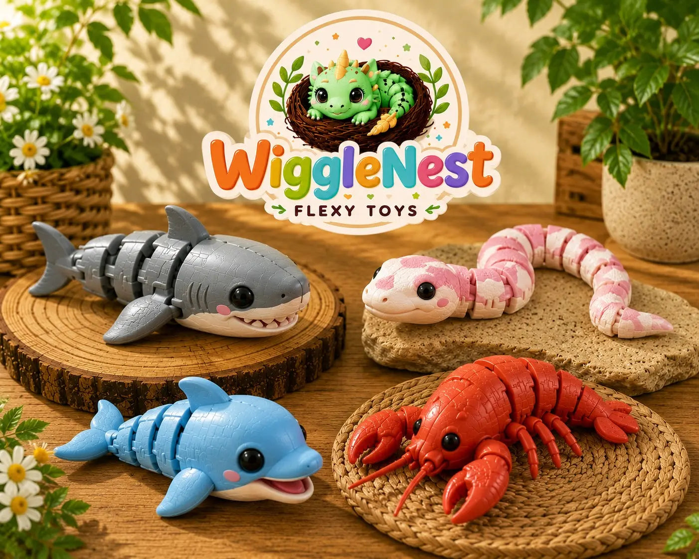 WiggleNest Chunky Toys Wigglenest
