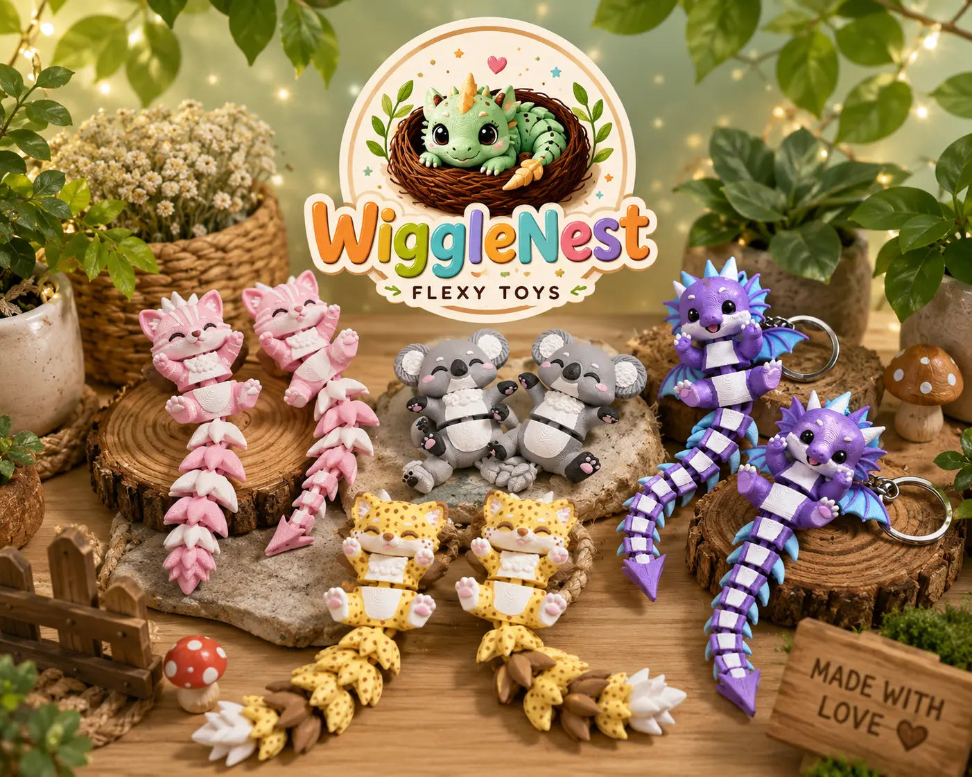WiggleNest Fluffy Tail Wigglenest