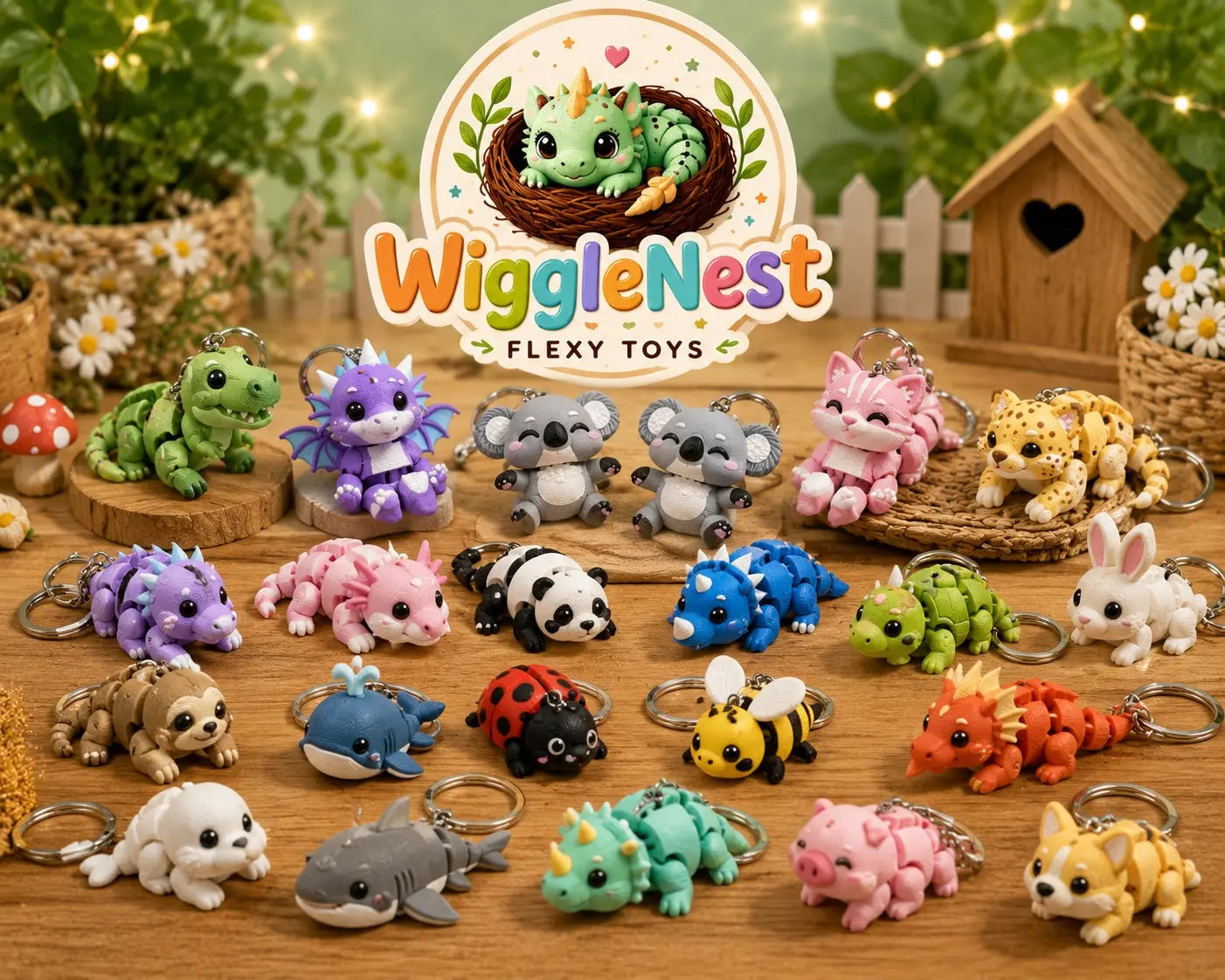 WiggleNest Keychain Wigglenest