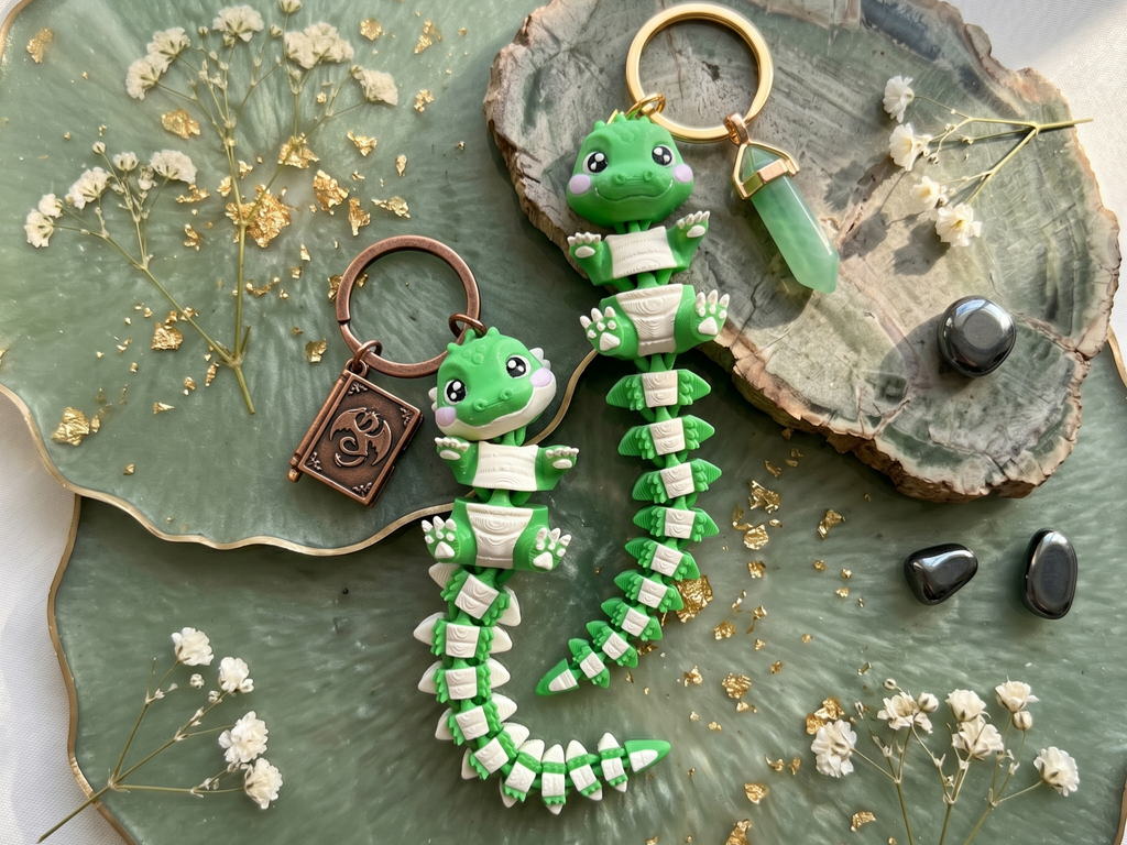 Fluffy Tail Cute Flexi Baby Crocodile Wigglenest Fluffy Tail