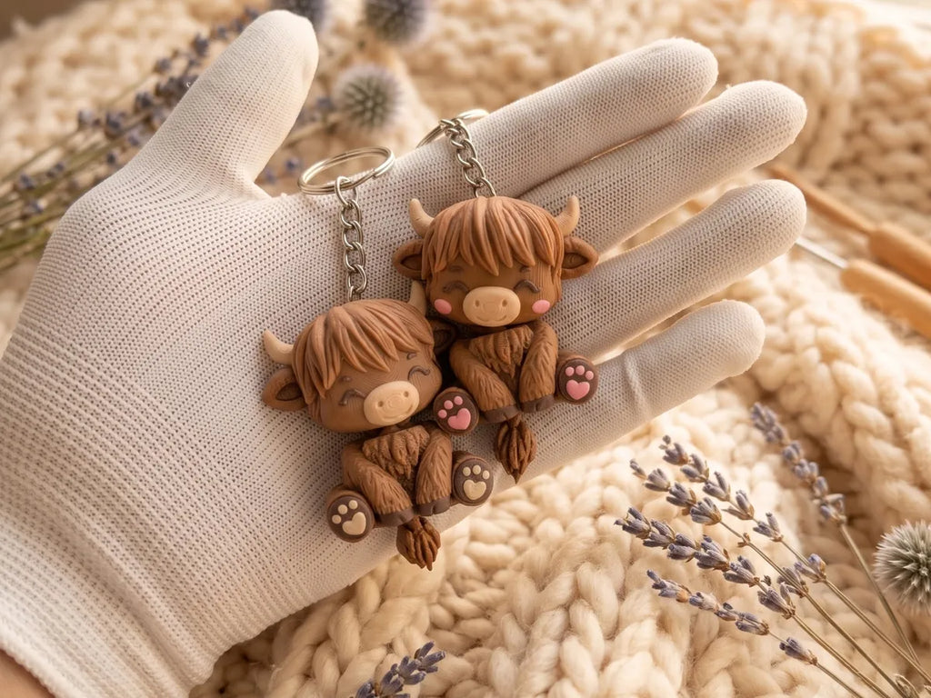 Articulated Highland Cow
