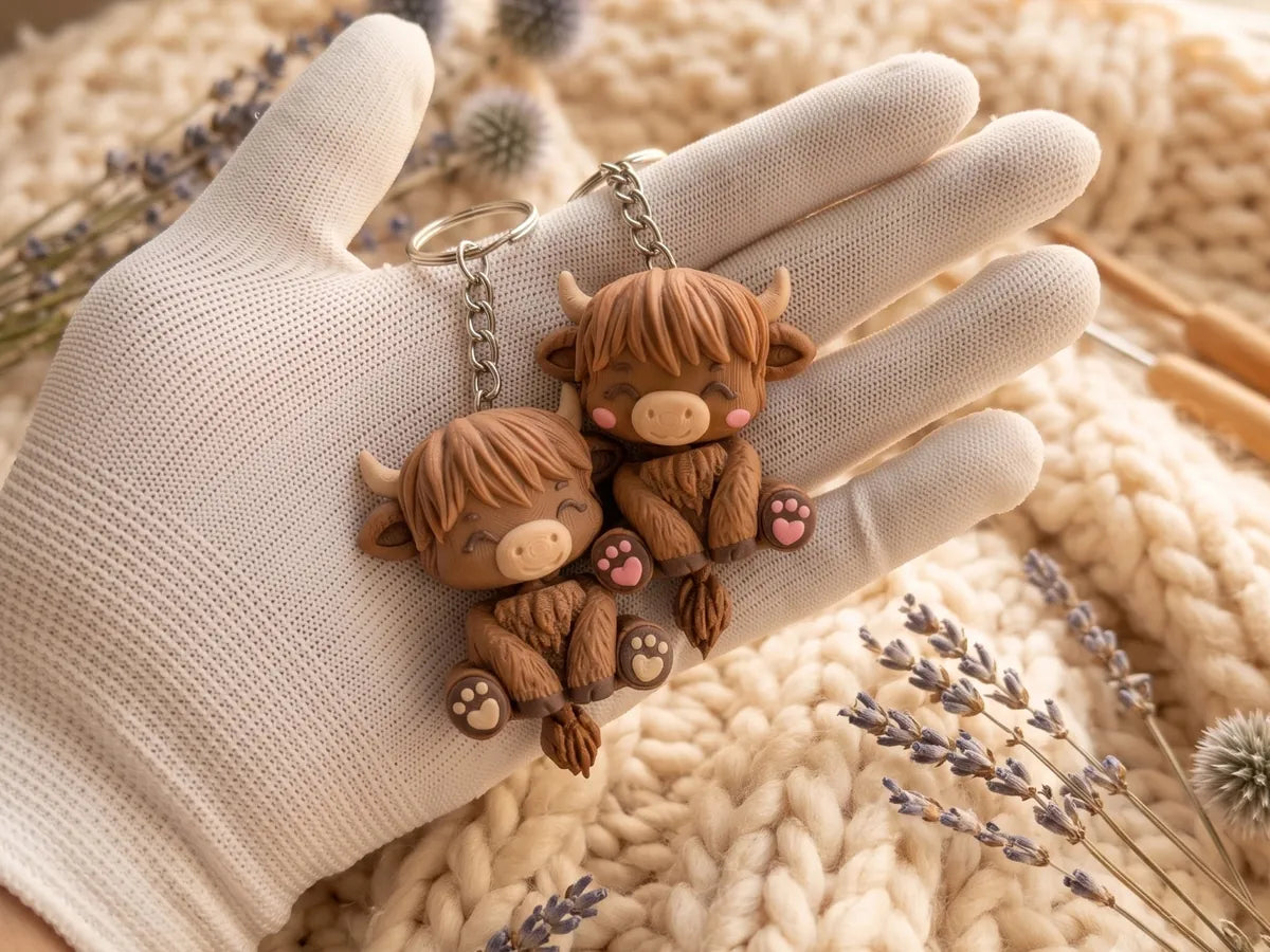 Articulated Highland Cow