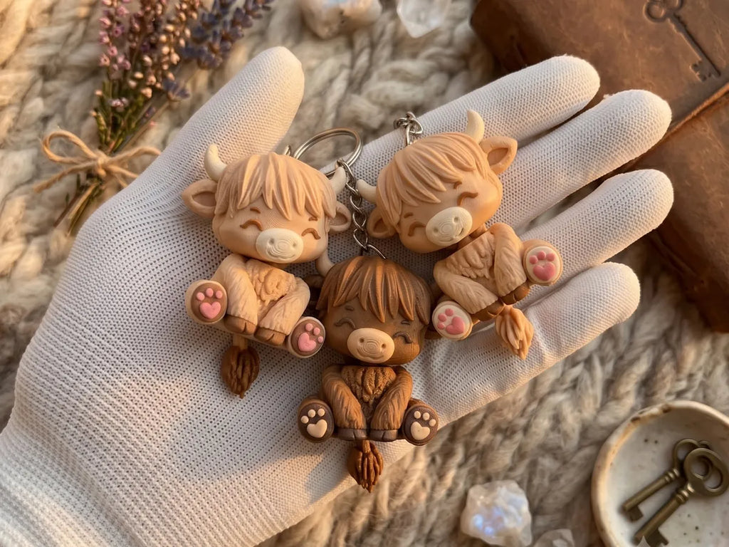 Articulated Highland Cow