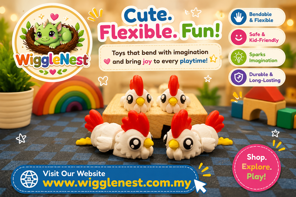 Flexi Mini Rooster Wigglenest Mini Wigglenest