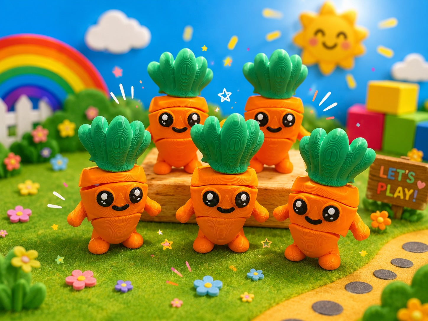 Carrot Wigglenest Mini Wigglenest
