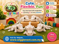 T-rex Fossil Wigglenest Mini Wigglenest