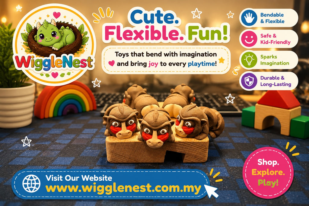 Flexy Mini Baboon Wigglenest Mini Wigglenest