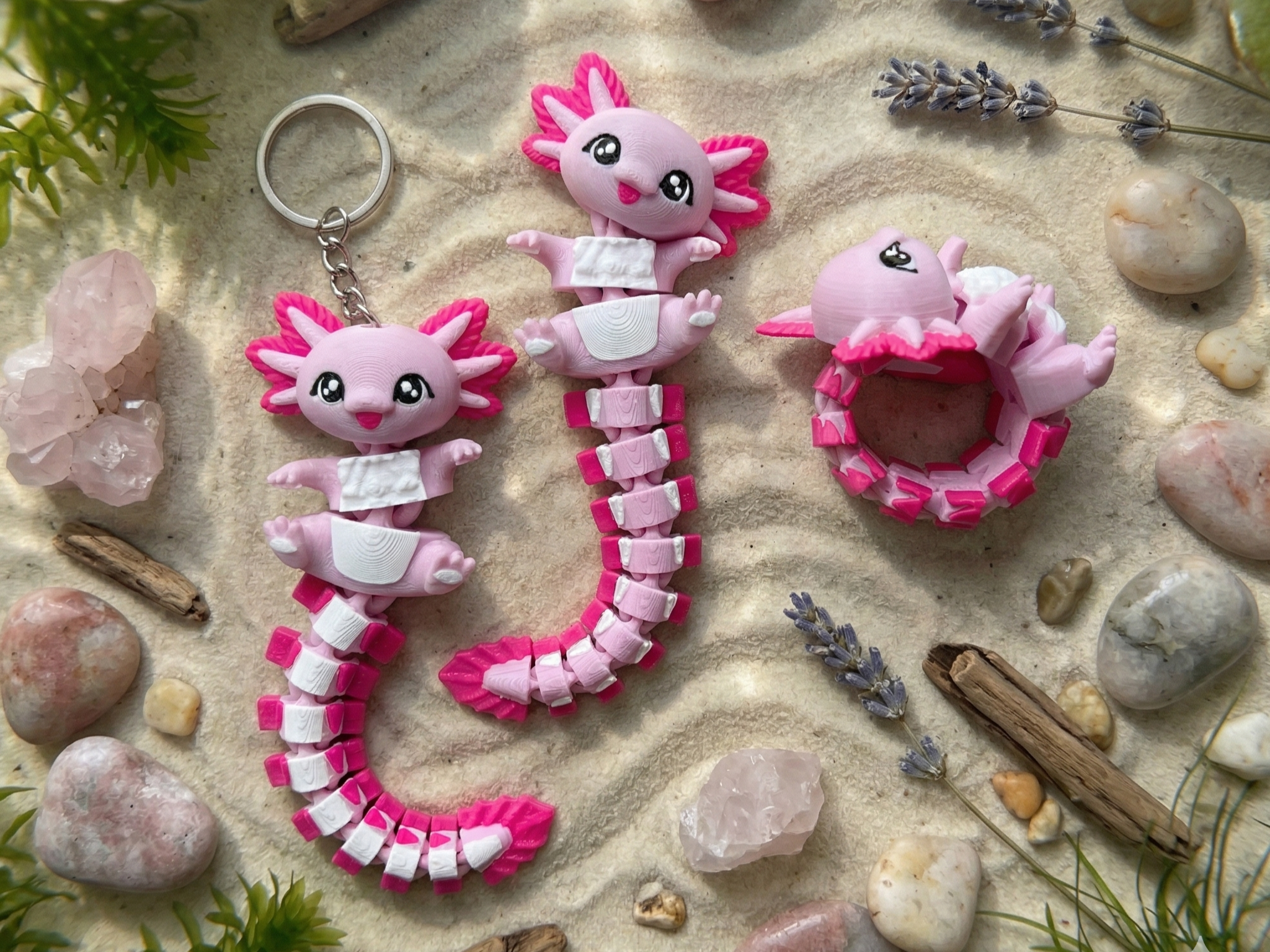 Fuffy Tail Axolotl Wigglenest Fluffy Tail