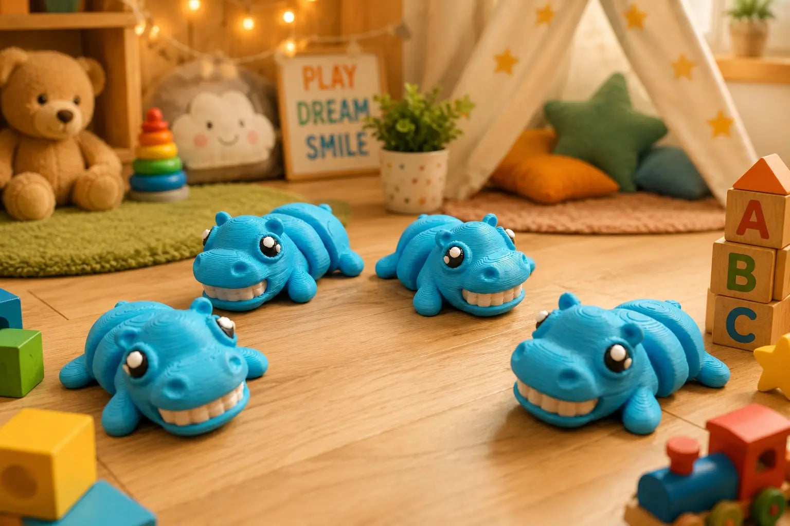 Sleeping Flexi Hippo Wigglenest Mini Wigglenest