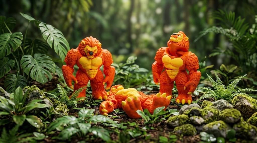 Monster Lion toy from Wigglenest Malaysia for kids and collectors