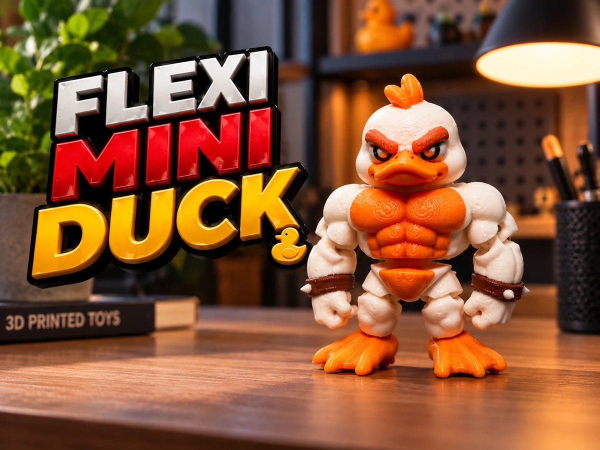 Cute Monster Duck novelty toy with a playful monster-inspired design