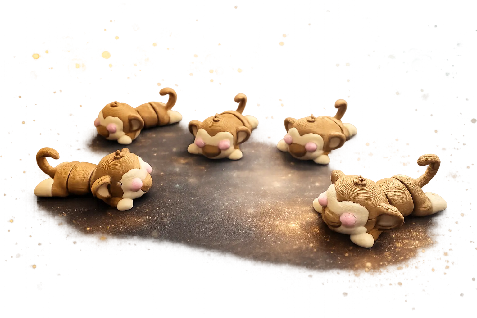 Sleeping Flexi Monkey Wigglenest Mini Wigglenest