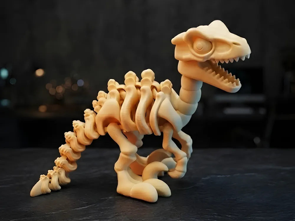 Skeletal Velociraptor dinosaur toy from Wigglenest Malaysia